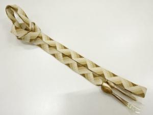 未使用品　正絹　手組帯締め